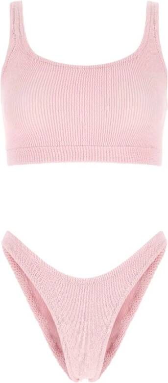 Reina Olga Pastelroze stretch nylon ginny borsten bikini Roze Dames