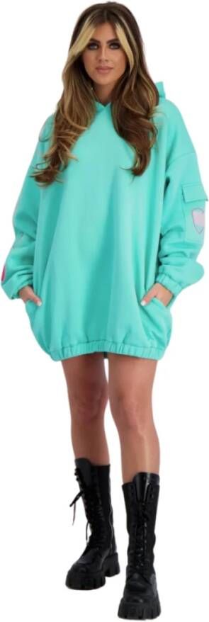 Reinders Jurk Self Club Love Blauw Dames