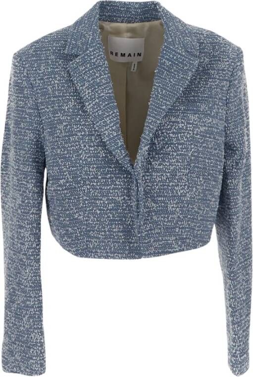 Remain Birger Christensen Blazerjas Blauw Dames