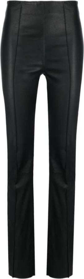 Remain Birger Christensen Leather Trousers Zwart Dames