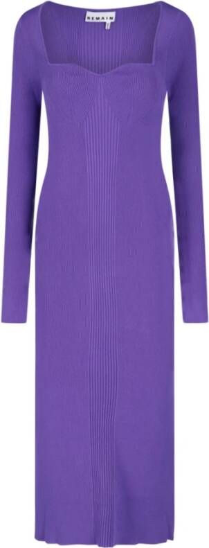 Remain Birger Christensen Maxi -jurken Purple Dames