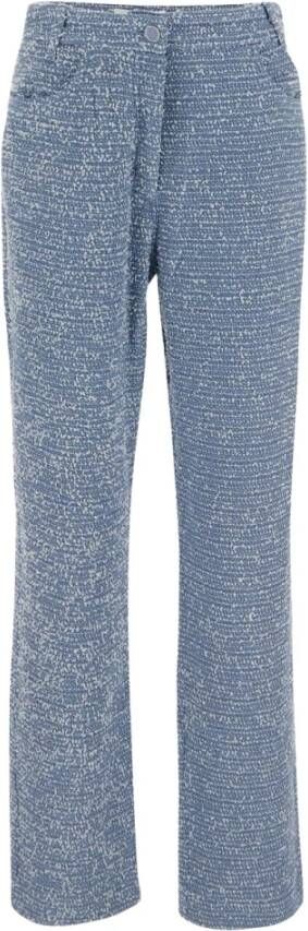 Remain Birger Christensen Rechte Broek Blauw Dames