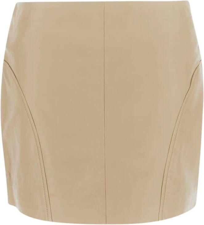 Remain Birger Christensen Short Skirts Beige Dames