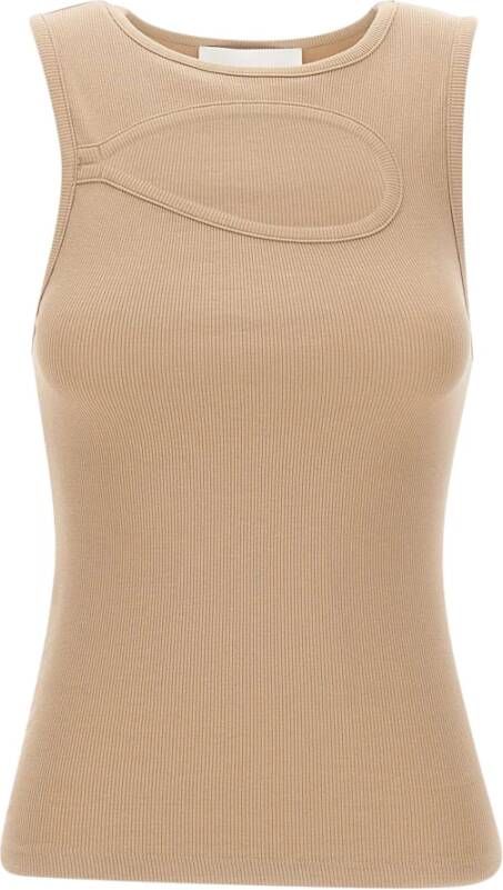 Remain Birger Christensen Sleeveless Tops Beige Dames