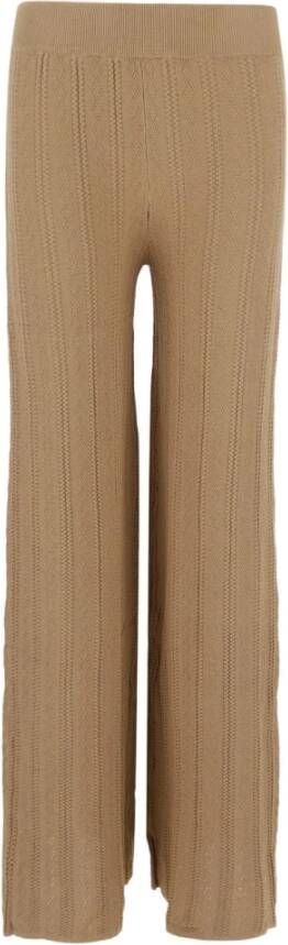 Remain Birger Christensen Wide Trousers Beige Dames