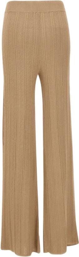 Remain Birger Christensen Straight Trousers Beige Dames