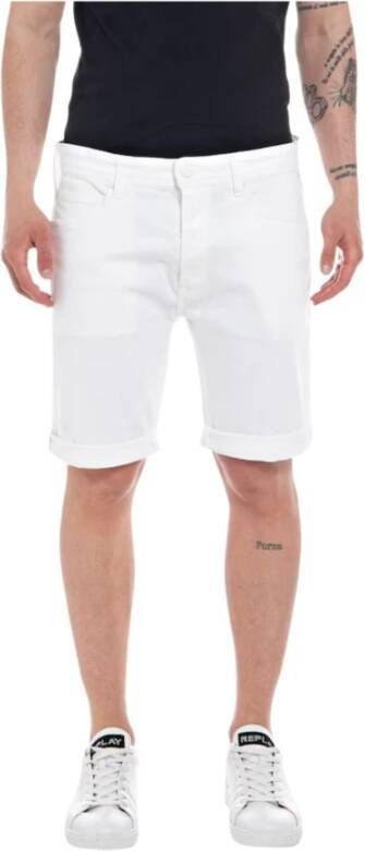 Replay Casual Shorts Wit Heren