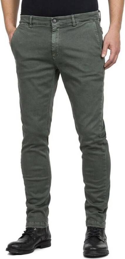 Replay Regular Fit X.l.i.t.e Olive Chinos Green Heren