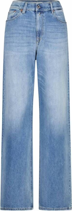 Replay Coole High-Waist Jeans Blauw Dames