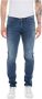 Replay Slim Fit Donker Indigo Power Stretch Jeans Blauw Heren - Thumbnail 2