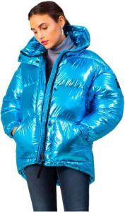 Replay Down Jackets Blauw Dames