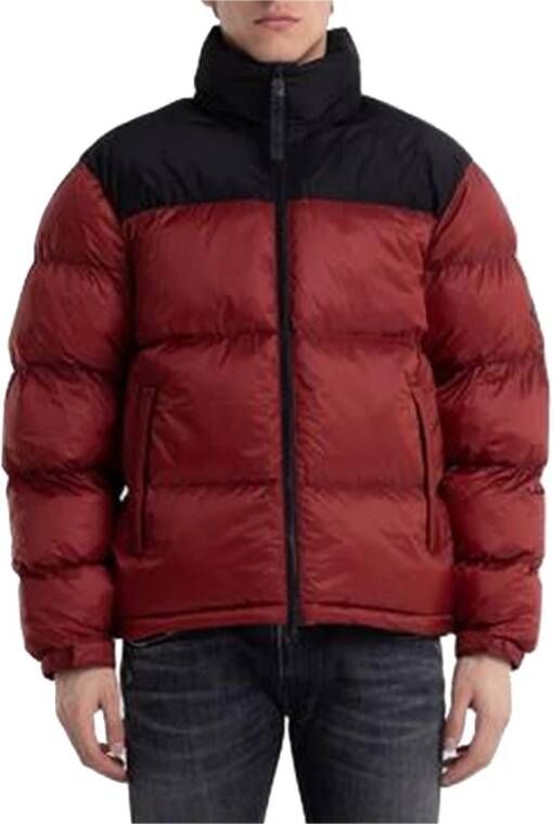Replay Down Jackets Rood Heren