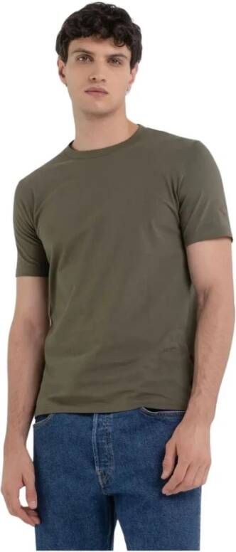 Replay Groene Jersey T-shirt met korte mouwen Groen Heren