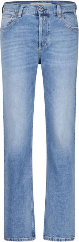 Replay High-Waist Straight Leg Jeans voor dames Blue Dames
