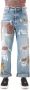 Replay Hoge Taille Wijde Pijp Jeans Jaylie Lichtblauw Blauw Dames - Thumbnail 1