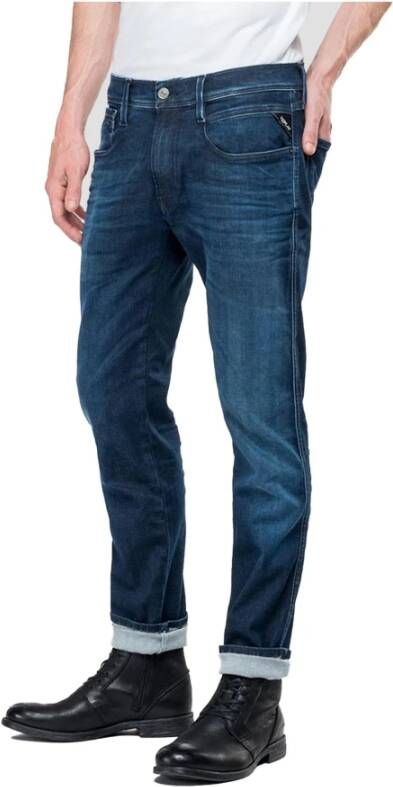 Replay Hyperflex Anbass jeans Blauw Heren