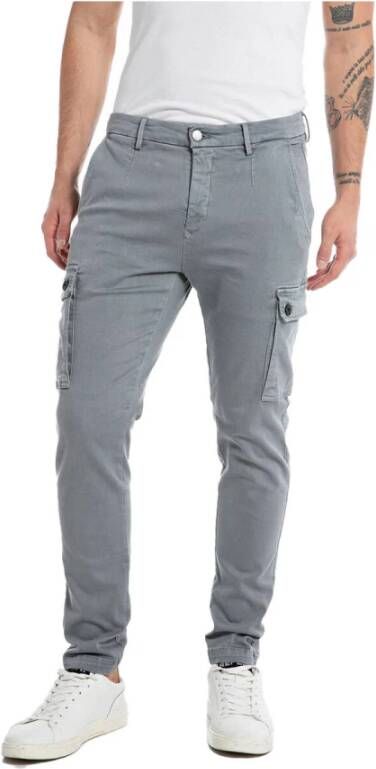 Replay Slim-fit Jeans Klassieke Denimstijl Gray Heren