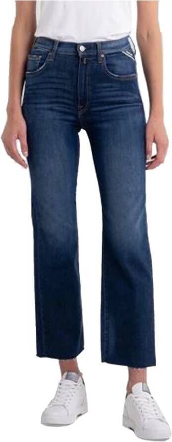 Replay Loose-fit Jeans Blauw Dames