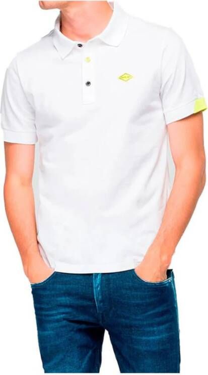 Replay Polo Shirt Wit Heren