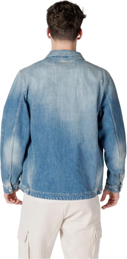 Replay Regular fit jeansoverhemdjack met borstzak model 'Worker Shirt'