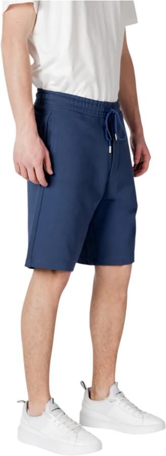 Replay Blauwe Katoenen Korte Broek met Kant en Zakken Blue Heren - Foto 2