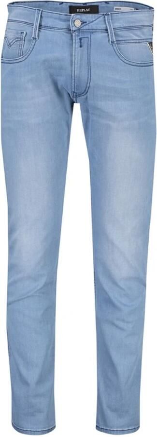 Replay Tijdloze Anbass Jeans Rechte Pijp Blue Heren - Foto 3