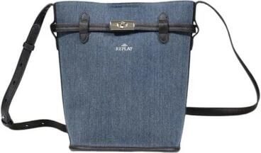 Replay Blauwe Katoenen Handtas Blue Dames - Foto 4