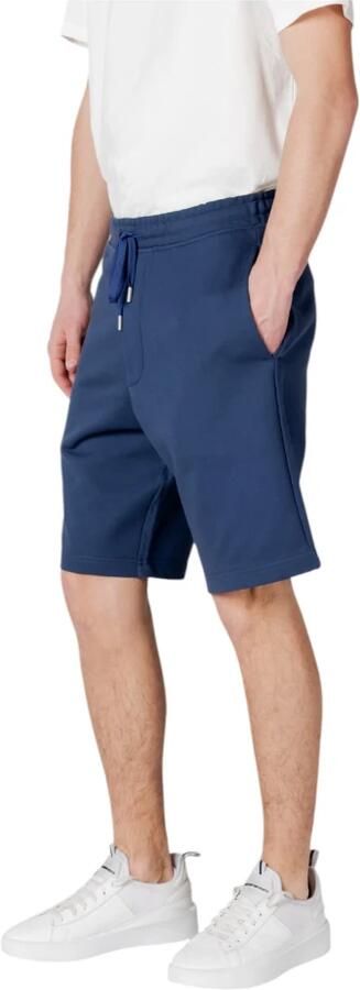 Replay Blauwe Katoenen Korte Broek met Kant en Zakken Blue Heren - Foto 3