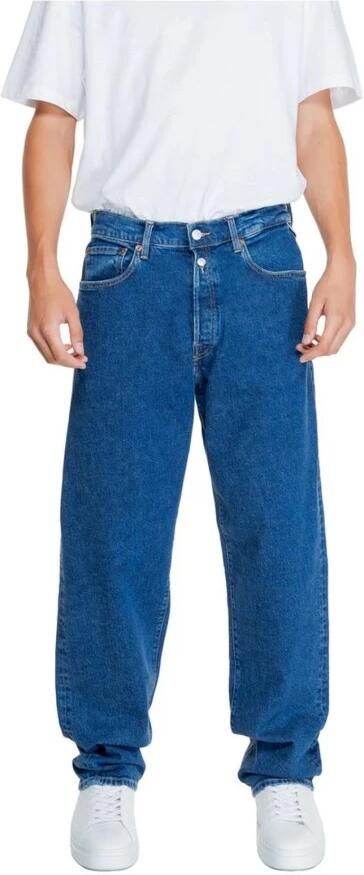 Replay Blauwe Straight Jeans van Katoenmix Blue Heren - Foto 5