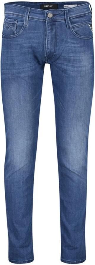 Replay Blue Denim 5-Pocket Broek Blue Heren - Foto 7