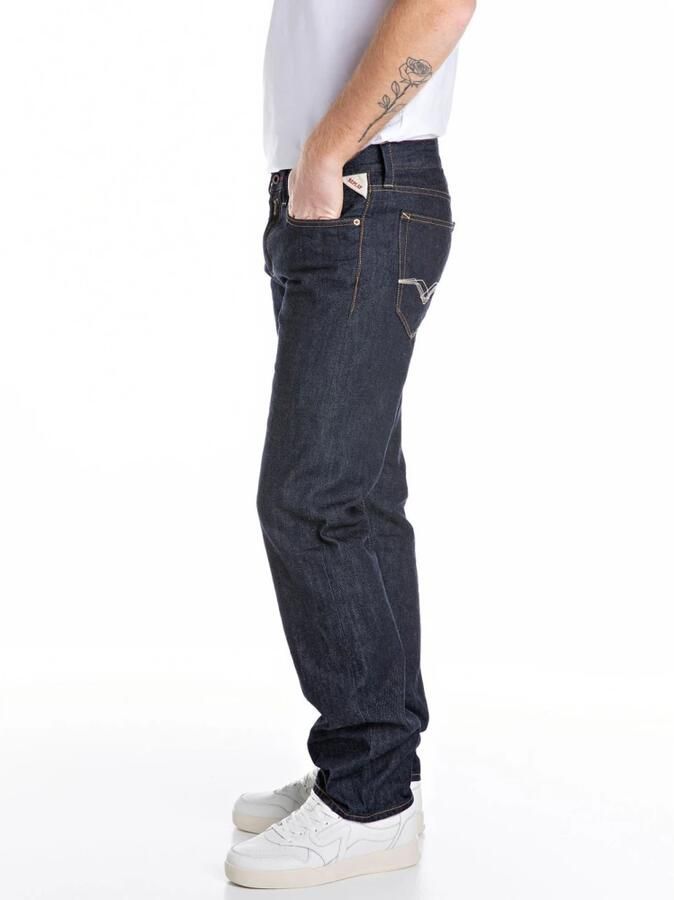 Replay Regular fit jeans in 5-pocketmodel model 'DERRYCK' - Foto 2