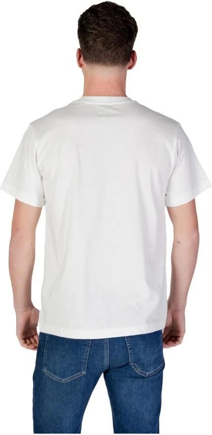 Replay Gedrukt katoenen T-shirt met korte mouwen White Heren
