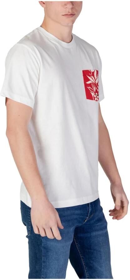 Replay Gedrukt katoenen T-shirt met korte mouwen White Heren - Foto 2