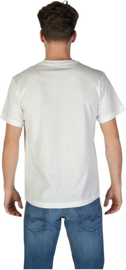 Replay Katoenen T-shirt korte mouwen lente zomer White Heren - Foto 2