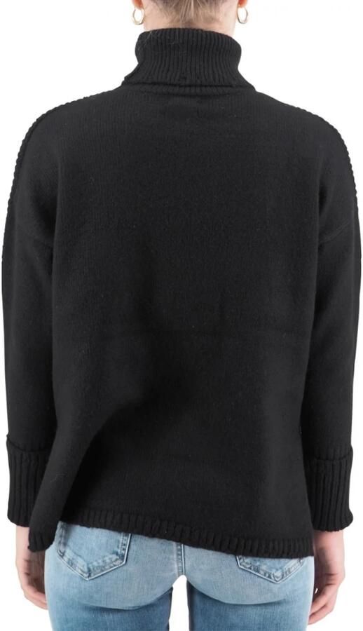 Replay Zwarte trui met hoge hals en lange mouwen Black Dames - Foto 2