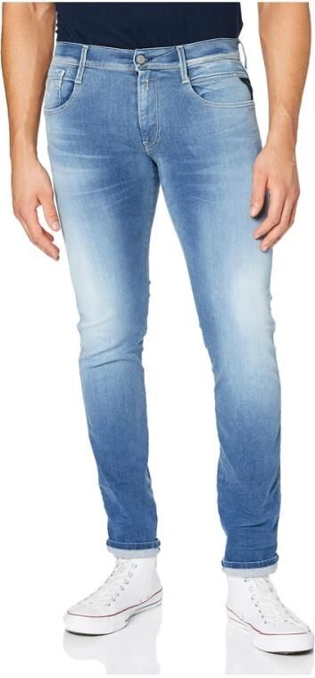 Replay Blauwe Hyperflex Jeans 661.R14.009 Blue Heren - Foto 10