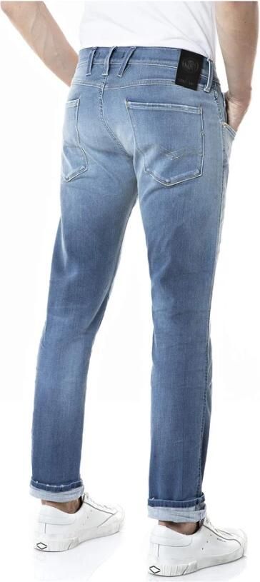 Replay Blauwe Hyperflex Jeans 661.R14.009 Blue Heren - Foto 7