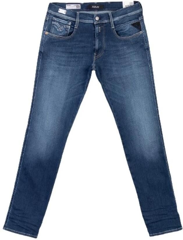 Replay Anbass Hyperflex jeans blauw M914 661 E05 007 Blauw Heren - Foto 7
