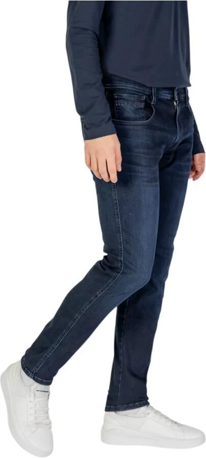 Replay Blauwe Stretch Jeans Broek van Katoenmix Blue Heren - Foto 2