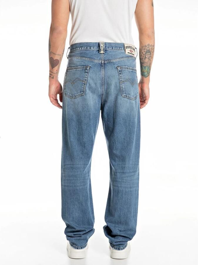 Replay Straight Jeans 12 OZ RECYCLED M9Z1 .000.800 764 - Foto 7