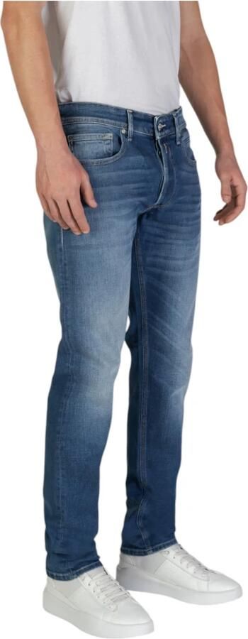 Replay Blauwe Comfort Katoenen Jeans Broek Blue Heren - Foto 3