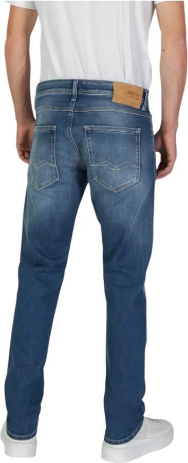 Replay Blauwe Comfort Katoenen Jeans Broek Blue Heren - Foto 2