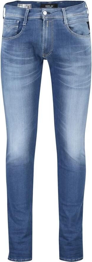 Replay Blauwe Hyperflex Jeans 661.R14.009 Blue Heren - Foto 8