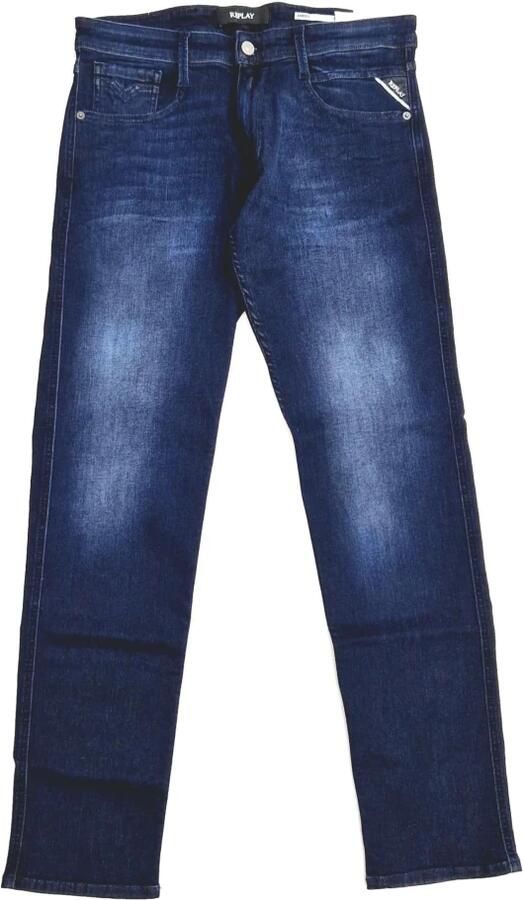 Replay Slim-fit Denim Jeans Blue Heren