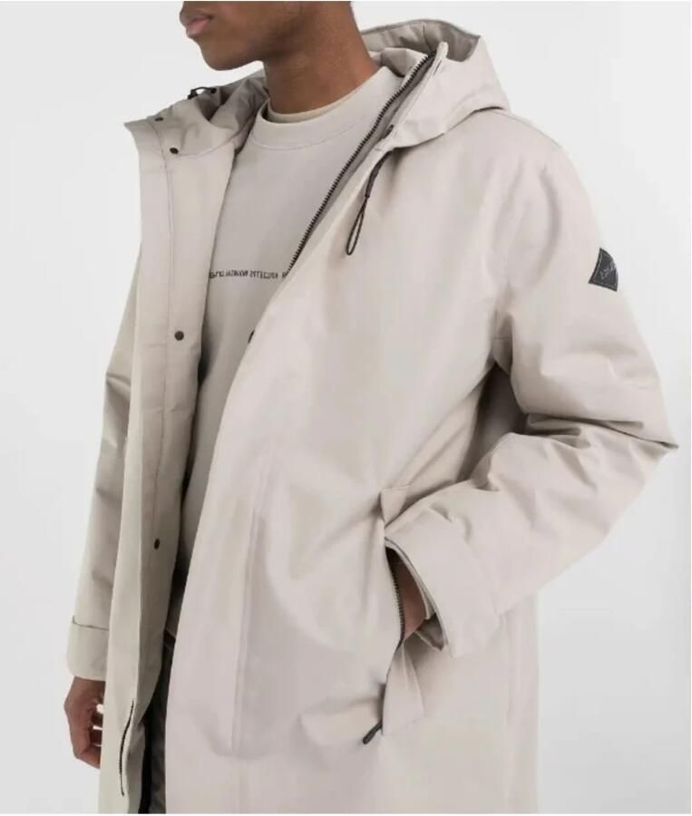 Replay Logo Jacket Beige Heren