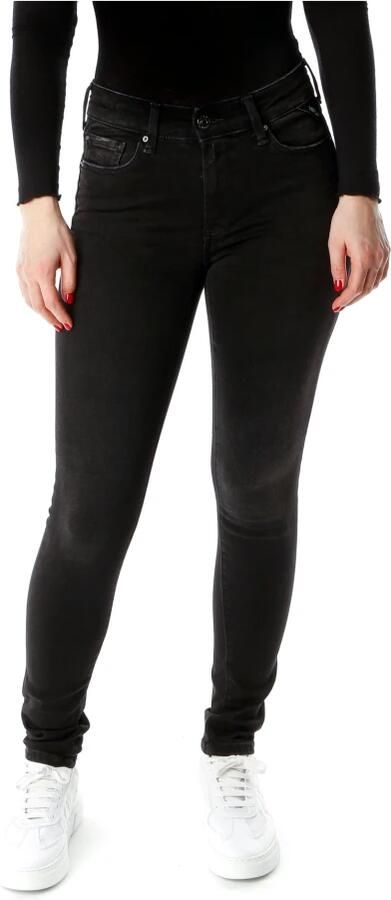 Replay Skinny fit jeans met stretch model 'Luzien' - Foto 4