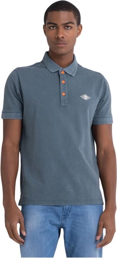 Replay Polo Shirt met Korte Mouwen Blue Heren - Foto 2