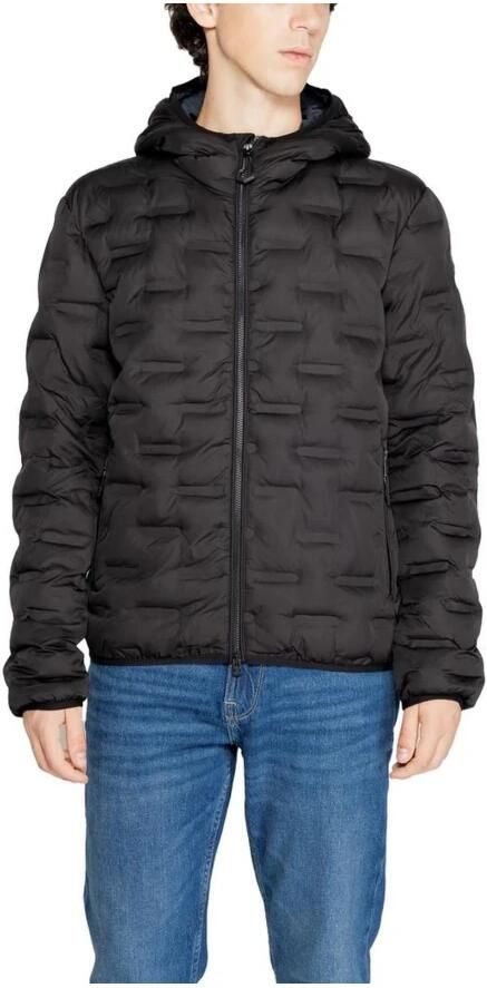 Replay Zwarte Hooded Ritsjas Heren Herfst Winter Black Heren