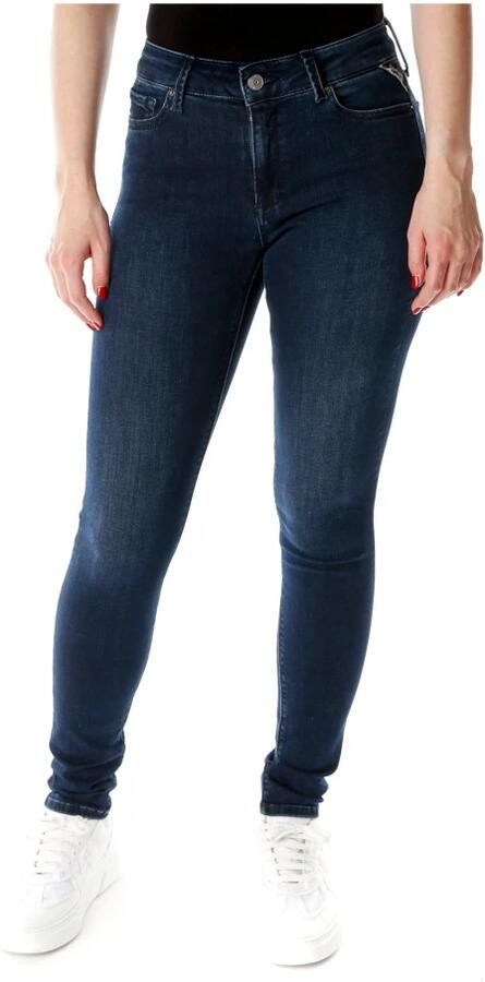 Replay Skinny fit jeans met stretch model 'Luzien' - Foto 4