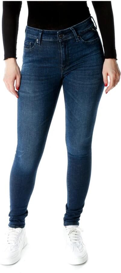 Replay Skinny fit jeans met stretch model 'Luzien' - Foto 4